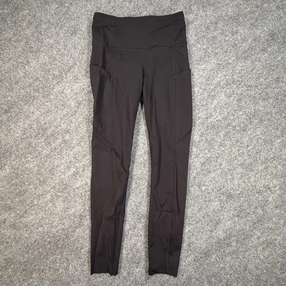Lululemon Fast and Free High-Rise Tight 25 Nulux Black Womens Size 4 W5BXQS 0843